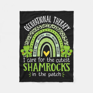 Ergotherapie St Patricks Day Shamrocks Ot Fleecedecke