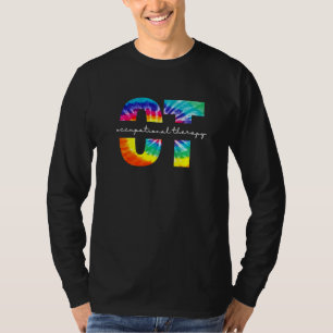 Ergotherapie Tie Dye Ergotherapeut T-Shirt
