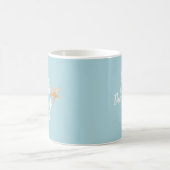 Ergreife den Tag Starfish Strand Kaffeetasse (Mittel)