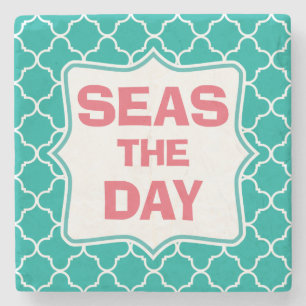 Ergreifen Sie das Tageslustige Zitat Steinuntersetzer