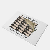 Ergreifen Sie die Fisch-Fischer-Fußmatte Fußmatte (Schrägansicht)