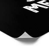 Ergreifen Sie die unterm-ment positive Katzenpuppe Poster (Ecke)