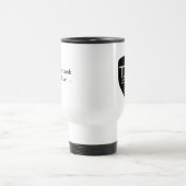 "Ergreifen Sie ein Buch und einen Sprung auf…" Reisebecher (Mittel)