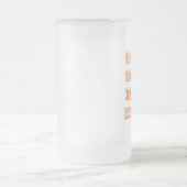 Ergreifen Sie etwas Kiefernfleisch Mattglas Bierglas (Mittel)