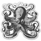 Ergreifung des Mystischen Ozeans - Oktopus Aufkleber (Vorderseite)
