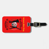 Ergreifungs-wachsame Hund-Identifikation Gepäckanhänger (Vorderseite horizontal)