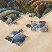 Erhabener Grauwolf Puzzle (Seite)