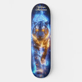 Erhabener Himmelstiger  Skateboard (Vorderseite)