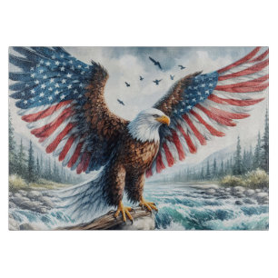 Erhabener Patriotischer Adler Schneidebrett