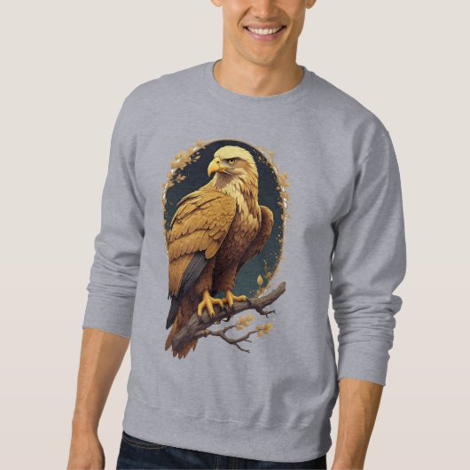 Erhabener Steinadler Sweatshirt (Vorderseite)