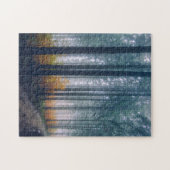 Erhabener Waldweg Puzzle (Horizontal)