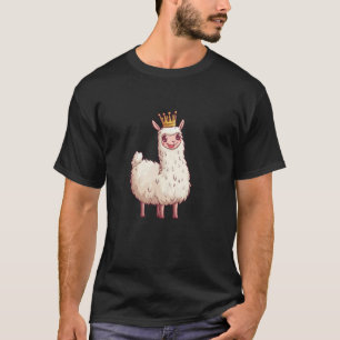 Erhabenes Lama-Design mit einer komödiantischen Kr T-Shirt