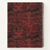 Erhalt von Familienrezepten Burgundy Holiday Rezep Notizblock (Rückseite)