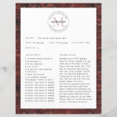 Erhalt von Familienrezepten Weihnachtsrezept (Vorderseite)