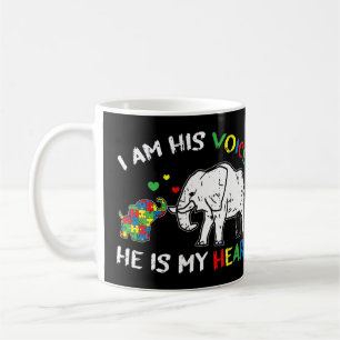 Erhalte das niedlich, ich bin seine Stimme, er ist Kaffeetasse