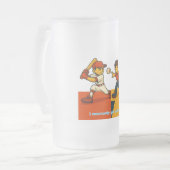 Erhalte ständig Strikes in 1! Mattglas Bierglas (Vorderseite Links)
