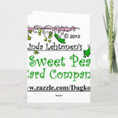 "ERHALTEN" 50. GEBURTSTAG-SPASS KARTE (Rückseite)