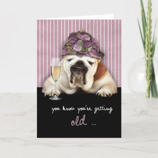 erhalten älteres, alles Gute zum Geburtstag, Karte