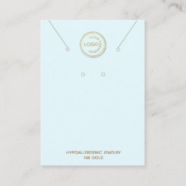 Erhalten der Blue Business Card für das Logo "Neck Visitenkarte