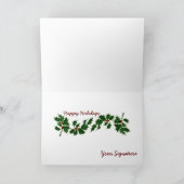 Erhalten der Eis-Gruß-Karte Feiertagskarte (Innenseite)