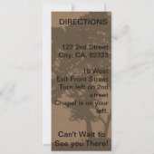 Erhalten der Hitched Einladung (Rückseite)