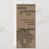 Erhalten der Hitched Einladung (Vorderseite)