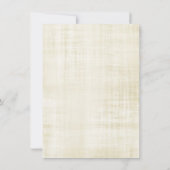 Erhalten der Hitched rustikalen Einladung (Rückseite)