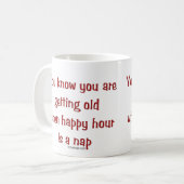 Erhalten des alten Sprichworts Kaffeetasse (Vorderseite Links)