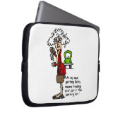 Erhalten des glücklichen Spaßes Laptopschutzhülle (Vorne Rechts)