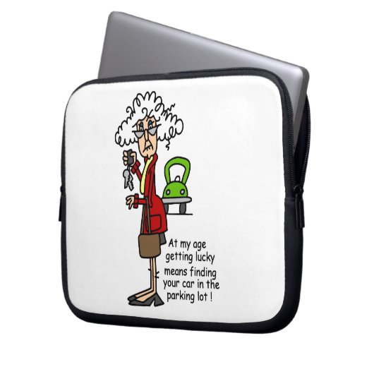 Erhalten des glücklichen Spaßes Laptopschutzhülle (Vorderseite Links)