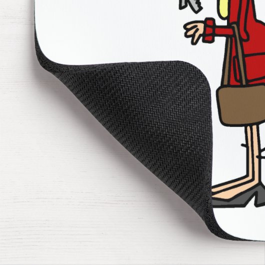 Erhalten des glücklichen Spaßes Mousepad (Ecke)