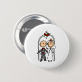 Erhalten des verheirateten Knopfes Button (Vorne & Hinten)