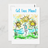 ERHALTEN POSTKARTE (Vorne/Hinten)