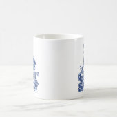 Erhalten-Schnee-Beunruhigen-Blau Kaffeetasse (Mittel)