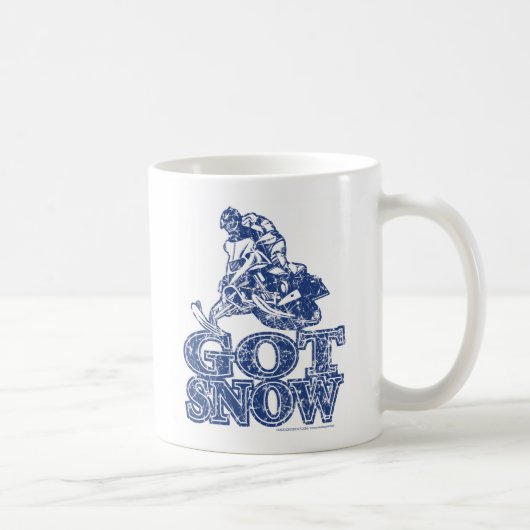 Erhalten-Schnee-Beunruhigen-Blau Kaffeetasse (Rechts)