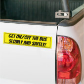 Erhalten Sie AN/AUS den Bus-langsam… Autoaufkleber (Auf Lkw)