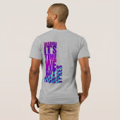 Erhalten Sie angehoben T-Shirt (Schwarz voll)