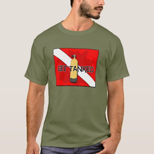 Erhalten Sie Behälter UNTERWASSERATEMGERÄT-T - T-Shirt (Vorderseite)