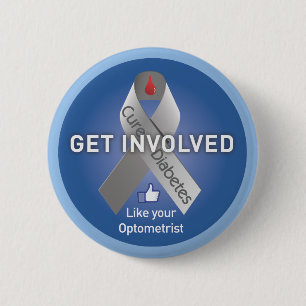Erhalten Sie Beteiligt-Hilfenheilungs-Diabetes Button