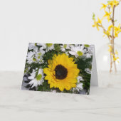 Erhalten Sie Brunnen bald, bitte! Karte (Gelbe Blume)