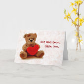 Erhalten Sie Brunnen bald, kleines Karte (Gelbe Blume)