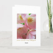 Erhalten Sie Brunnen bald mit Schrifts-Vers Karte (Rückseite)