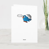 ERHALTEN SIE BRUNNEN BALD, TEDDYBÄR-GRUSS-KARTE KARTE (Rückseite)