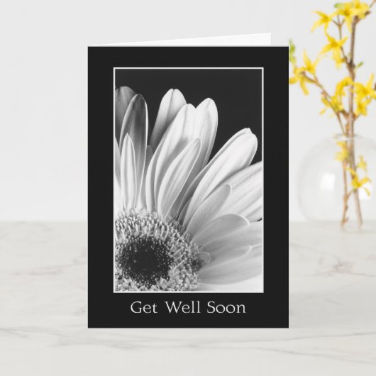 Erhalten Sie Brunnen - Gerber Karte (Gelbe Blume)