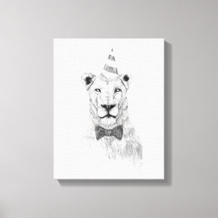 Erhalten Sie das Party gegründet Leinwanddruck