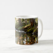 Erhalten Sie den Calm Forest Reflection Mug Kaffeetasse (VorderseiteRechts)