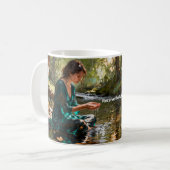 Erhalten Sie den Calm Forest Reflection Mug Kaffeetasse (Vorderseite Links)