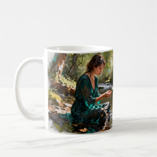 Erhalten Sie den Calm Forest Reflection Mug Kaffeetasse (Links)