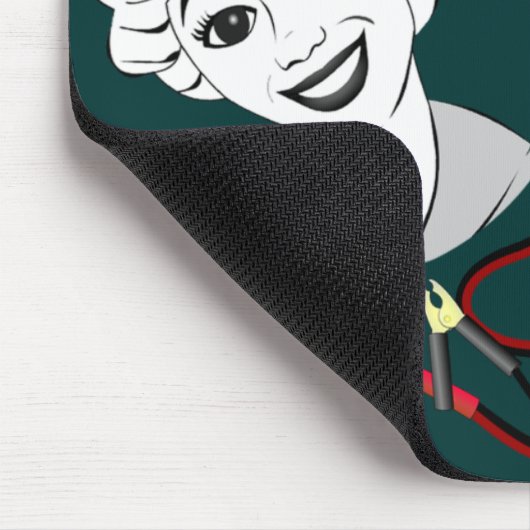 Erhalten Sie die Pullover-Kabel Mousepad (Ecke)