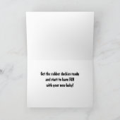 ERHALTEN SIE DIE RUBBER DUCKIES READY-BABY-GLÜCKWU KARTE (Innenseite)